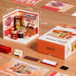Rolife DIY Miniature House Super Creator Series Dollhouse 3D Puzzle Panda Hot Pot/Hong Kong Bites Cafe/Night Out Food Stall