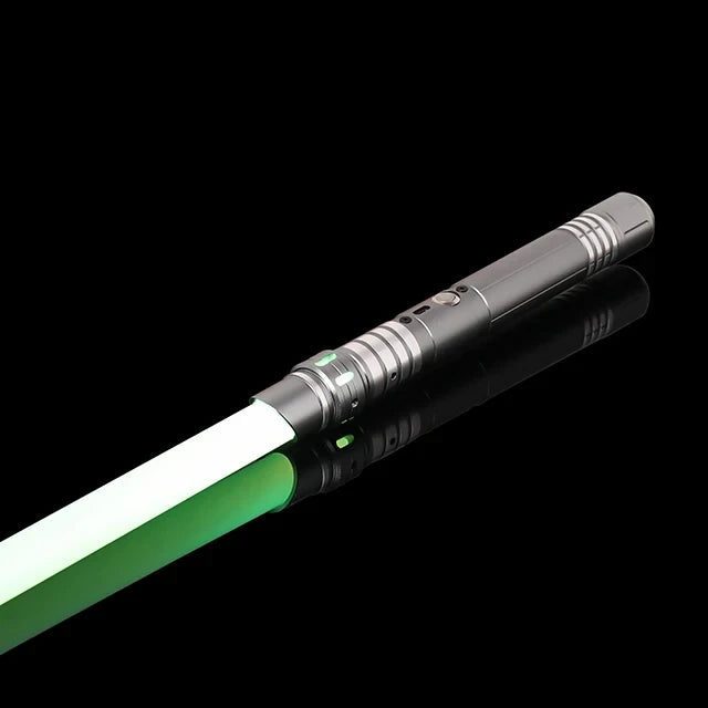 Metal Handle RGB Cosplay Double-edged Lightsaber Sword 16 Colors Change LED Switchable Sound And Light For Boys Girls Gift