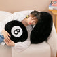 Nice Simulation Billiards 8 Ball Plush Pillow Stuffed Soft Eight Pool Players Home Decor Indoor Sport Creative Gift