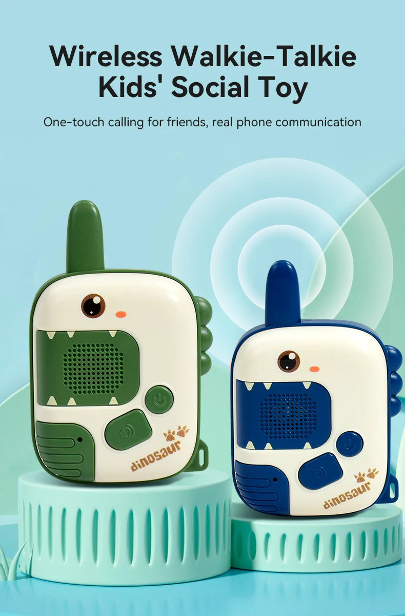 Children's Walkie Talkie Handheld Small Pager Parent-Child Wireless Outdoor Remote Intelligent Communication Puzzle Toy Gift