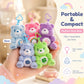Care Bears Sitting Plush Keychain 12cm Cute Bag Pendant Kawaii Stuffed Toy Car Charm Squishy Soft Doll Decor Ideal Holiday Gift