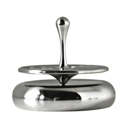 Water Drop Hand-Twisted Fingertip Gyro Stainless Steel Metal Desktop Magical Gyro Toy Children's Rotating Decompression Toy