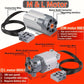MOC Power Functions Servo Train Motor Battery Box Switch Light IR Remote Control Receiver Technical Parts Set Building Blocks