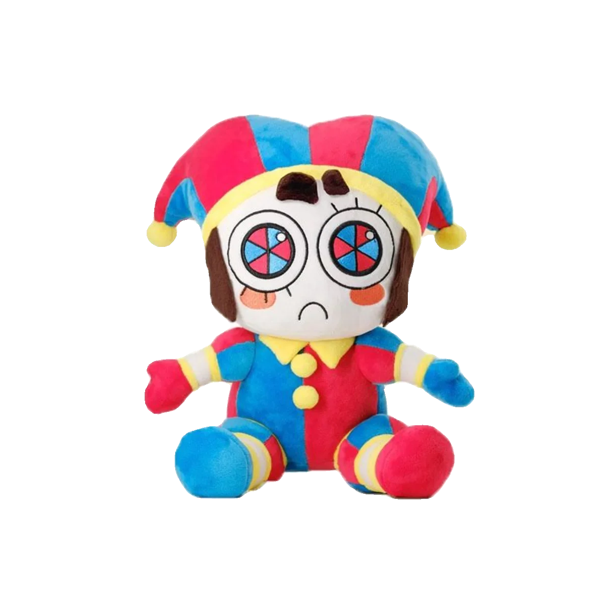 The Amazing Digital Circus Pomni Jester Clown Plush Toy Soft Stuffed Cartoon Doll Home Decor Throw Pillow For Adult Collection