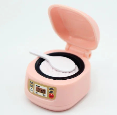 1:12 Dollhouse Miniature Kitchen Kit Realistic Microwave & Rice Cooker Mini Appliances Doll House Scene Decor Accessories