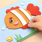 3D Stickers for Kids, Disposable, Handmade Eva Craft Decals, Animal Shapes, Suitable for DIY Projects, Educational Crafts | 3D Decals | Children's Educational Science and Education Toys