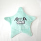 Moving Angry Jumping Star Plush Toy Book Bag Keychain Doll Expression Star Plush Soft Kawaii Children Toy Gift