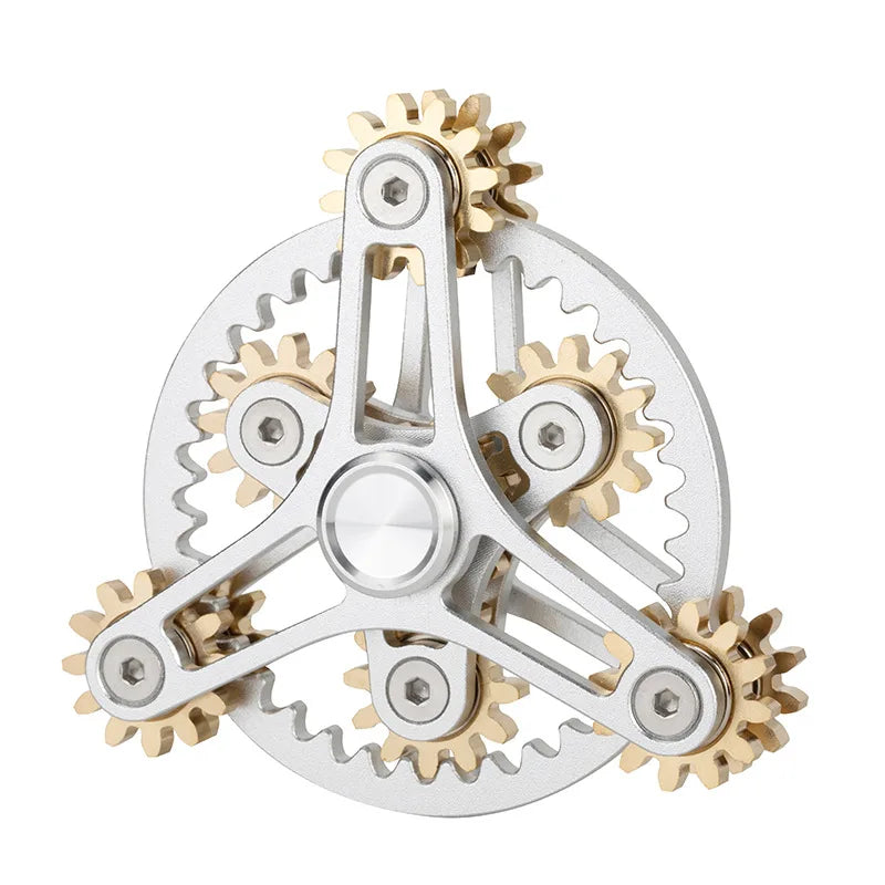 Mini EDC Gear Alloy Spinner Sprockets Gear Chain Gyro Delicateness Fidget Decompression Ring Toy Stress Relief Toys