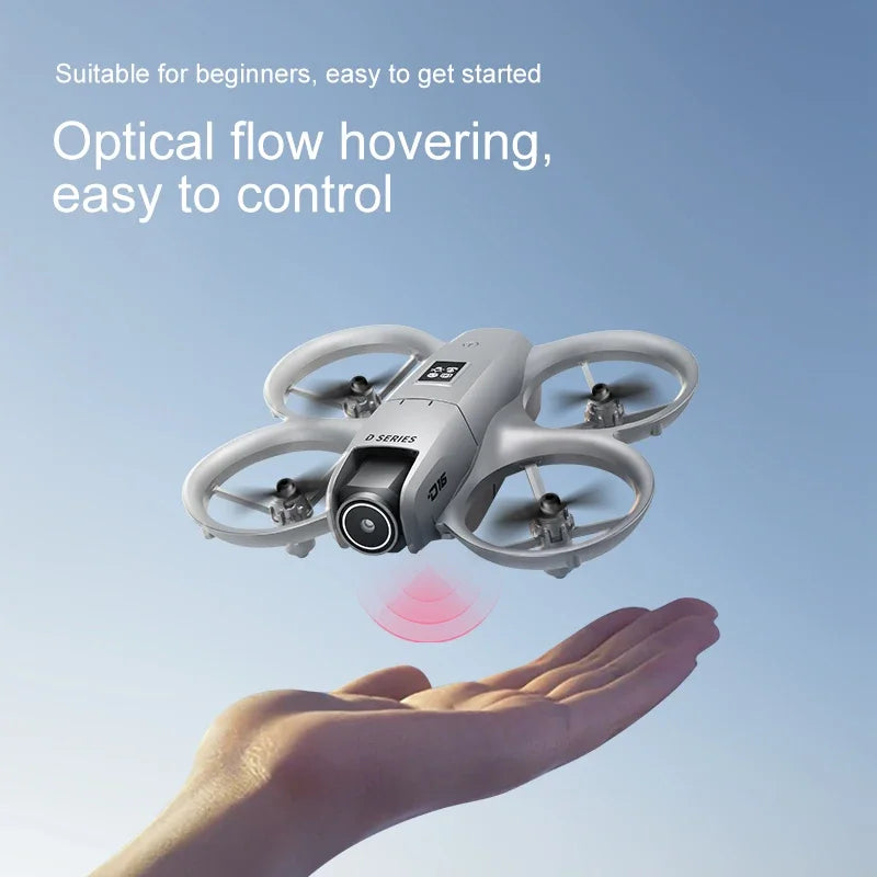 D16 Beginner Drone with 1080P HD Dual Camera, 360° Protection, One-Key Takeoff, 50 m Flight Height, Speed 5 m/s, 140 g Max Takeoff Weight, Headless Mode