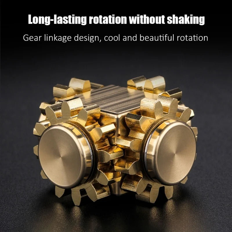 Fidget Toys Cube Metal Spinning Toy Stress Relief Toy For Adults Children Gifts