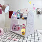 Kawaii HelloKitty cartoon peripheral home desktop storage rack, shelf, tidy desktop storage, essential household items