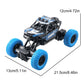 Remote control car with colorful flashing lights, rubber wheels，off-road toy car suitable for children's gifts，random box