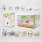 Flocked Fat Kitten Flocking Cats Blind Box Toys Kawaii Cute Doll Gifts Toys Collect Ornaments Gifts