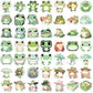 10/30/50/100pcs Cute Little Frog PVC Sticker Aesthetic Stationery School Supplies DIY Decoration Korean Scrapbooking for Kids