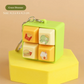 Fun Cartoon Squeeze Music New Unique Four-square Merit Key Button Keychain Couple Car Bag Key Chain & Pendant
