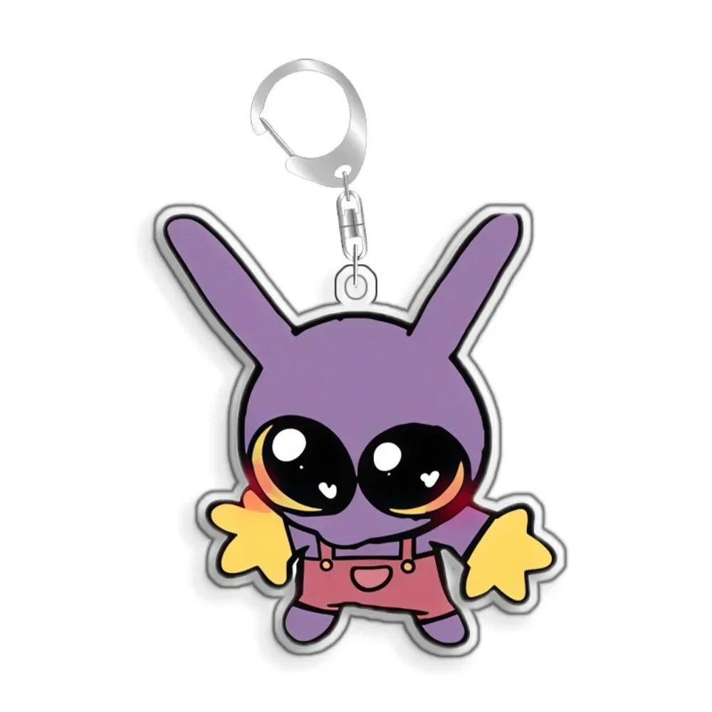 For TADC Jax Pomni Ragatha Gangle Acrylic Selfmade Cute Cartoon Anime Keychain Pendant Toy Gifts 5cm