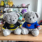 Classic Hero Plush Dolls 20cm Batman Superman DC Comics Justice League Soft Stuffed Toys for Kids Christmas Halloween Gifts