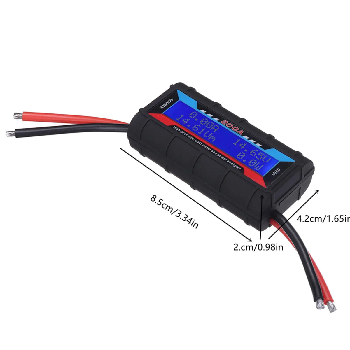 LCD 150A 200A 300A 60V Digital Wireless Battery Tester Watt Meter Power Volt Amp Monitor Analyzer RC Airplane Battery Analyser