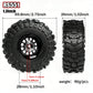 RED SPIDER 4Pcs 1.3 Inch RC Complete Wheels Set Metal Beadlock Wheel Rims + Deep Tread Rubber Tires With Foam OD 68.8mm For 1/18 Traxxas TRX4M Axial SCX24 FCX24 Micro RC Crawler Buggy Off Road DIY Modification Parts