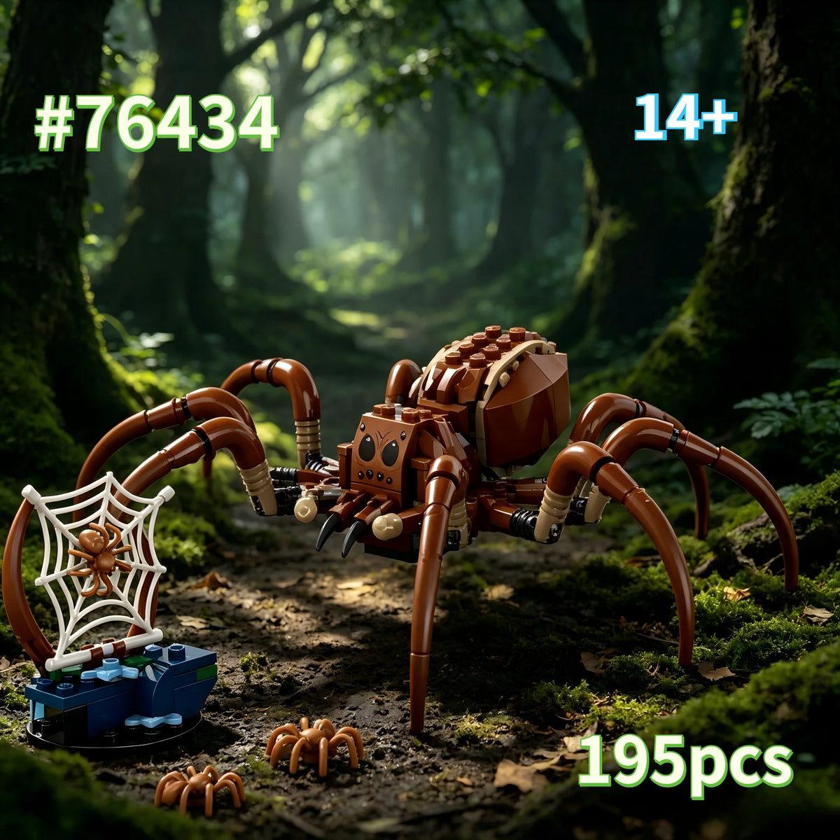 Forbidden Forest Model Building Blocks Sets Suitable for Birthday Gifts Compatible with Legoed Particles ，195pcs.
