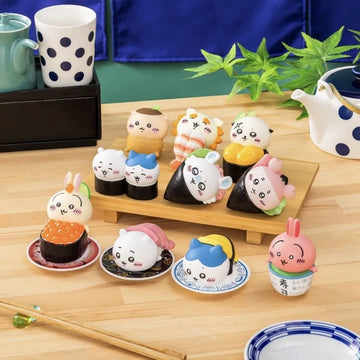 Cute Chiikawa Usagi Sushi Series Ornament Lovely Desktop Decor Creative Auto Interior Ornament Table Decoration for Home Office