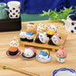 Cute Chiikawa Usagi Sushi Series Ornament Lovely Desktop Decor Creative Auto Interior Ornament Table Decoration for Home Office