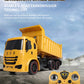 ZWN 2.4G Remote Control Excavator Dump Truck RC Model Car Toy Professional Alloy Plastic Simulation Construction Vehicle for Kid