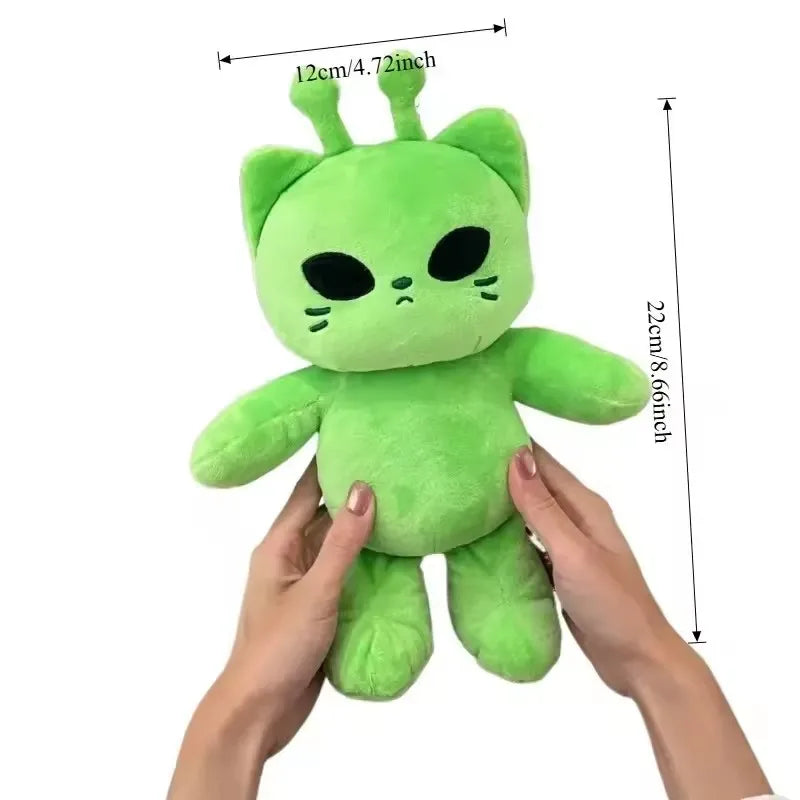 Cute Alien Cat Plush Toy Super Soft Plushie Dolls Kawaii Stuffed Animal Pillow Home Decor Couple Gift for Child