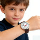 Snoopy Children's Fashion Cute Watch Boys and Girls Cartoon Watch Quartz Movement PU Leather Strap Student Children's Gift