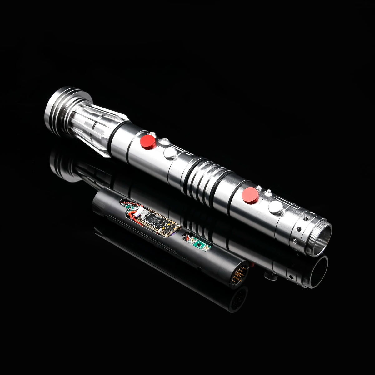 Darth Maul SNV4 2pcs Handle+Blade JEDI 27sound Double Lightsaber Toys Metal Hilt Light Smooth Swing Proffie TXQSABER