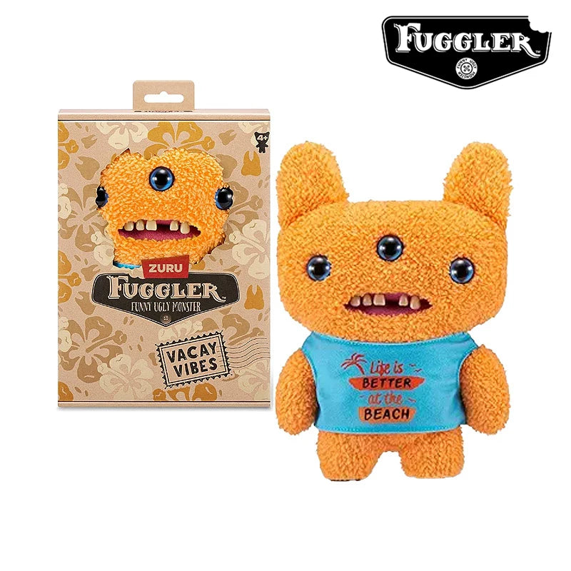Original Fuggler Ugly Monster Plushies Toys Fuggs Teeths Stuffed Animal Funny Shark Laboratory Misfits Vacay Series Dolls 22CM