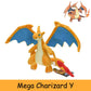 20cm Evolution Mega Charizard Y Plush Toy Doll Pocket Monster Anime Dragon Stuffed Toy Soft Peluche Animals Gift Kids