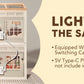 Rolife DIY Miniature House Kit Sweet Dream Bedroom Super Creator Dollhouse 3D Puzzle Model Building Kit with LED for Home Decor