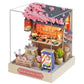Mini Miniature Dollhouse DIY Small House Kit Making Room Toys Home Bedroom Decorations With Furniture Wooden Craft Doll Houses