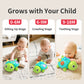Baby Turtle Crawling Sound and Light Toy - Can Be Chewed and Has Bubble Bath soothing Effect for Babies