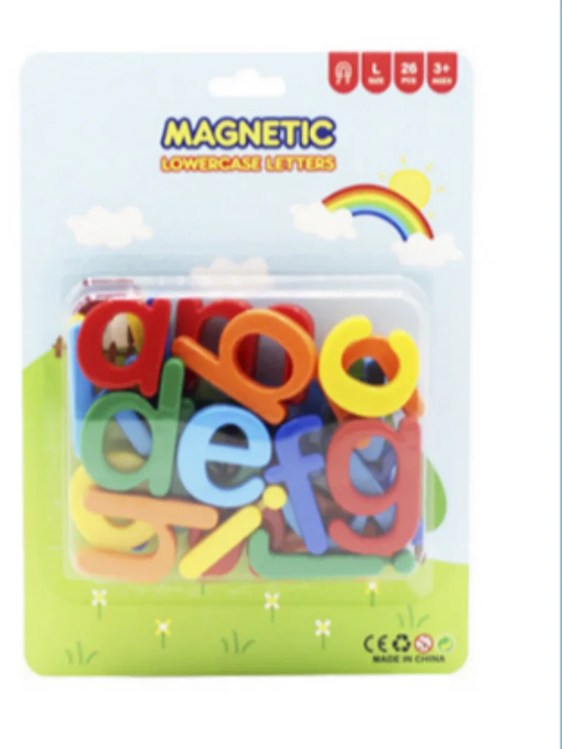 Magnetic Plastic Alphabet Fridge Stickers Early Educational Learning Spelling Counting Toys for Baby Toddlers