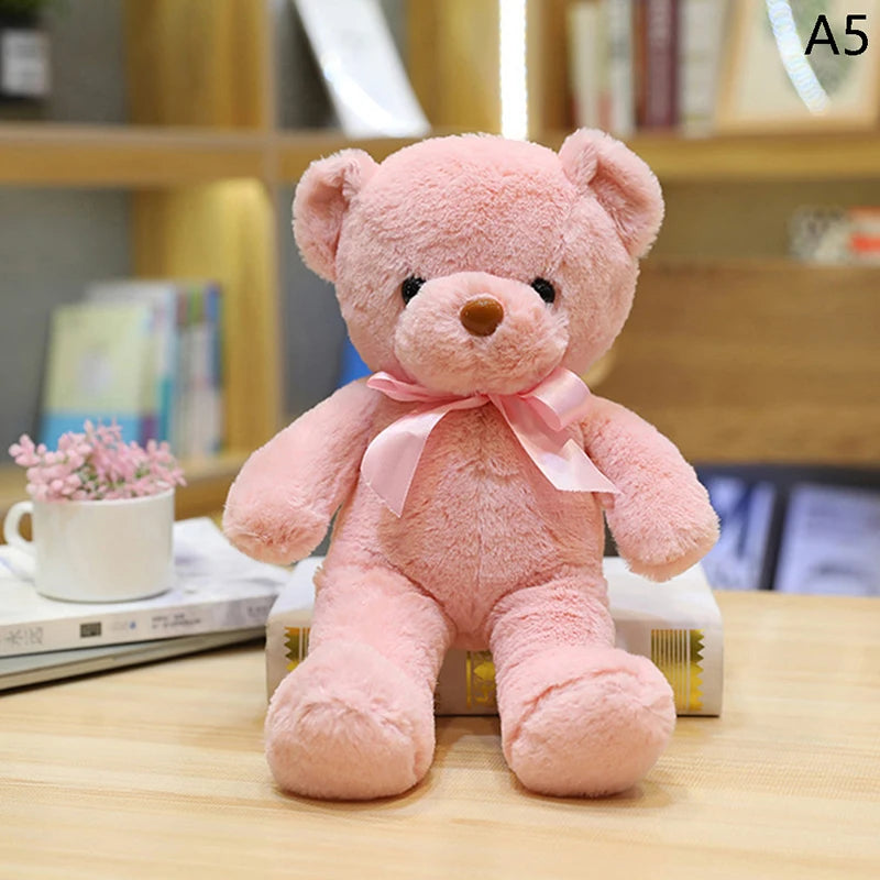30CM Colorful Bear Plush Animals Toys Doll Soft Stuffed Teddy Bears for Girls Wedding Baby Shower Toy Birthday Gift Child Kids