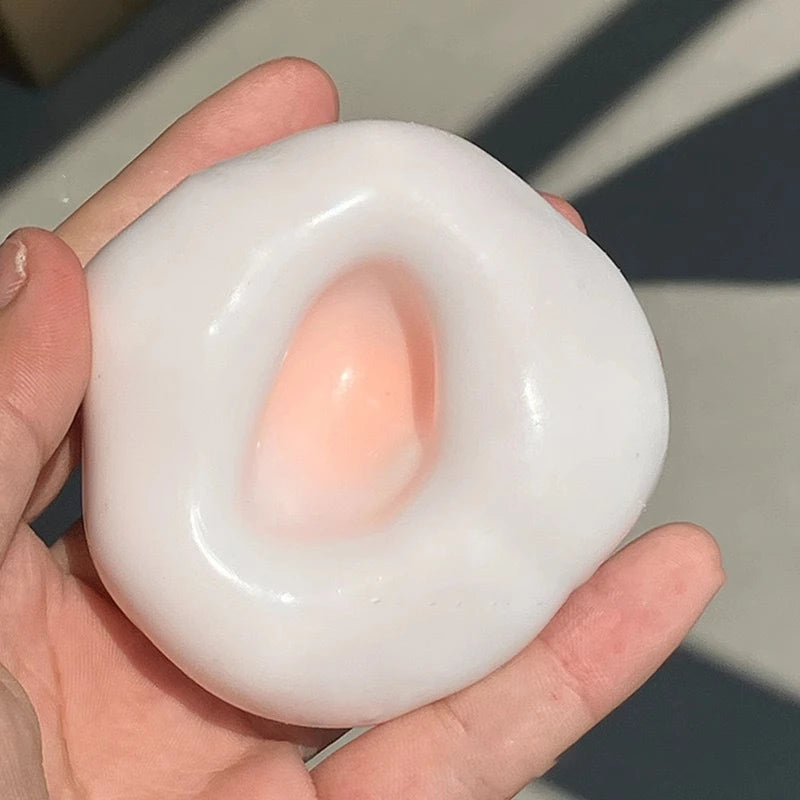 Shapeable Vacuum Squishies Sand Ball Stress Ball Noisy Ball Desktop Soothing Toy Squeezing Ball Grape Crunchy Squishy Gifts New