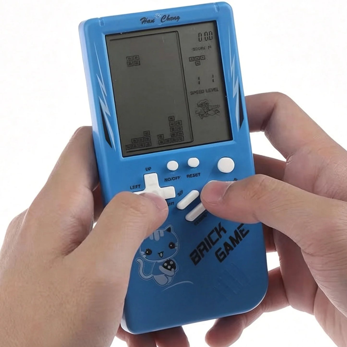 Classic Retro Handheld Game Console, Large Screen Electronic Puzzle Game Toy for Kids