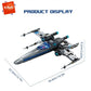 KAVOWORLD 1271pcs X-Wing Space Fighter Building Blocks Set with LED Light Up Mechanical Linkage Transformable Starship Bricks Retractable Landing Gear Display Model Construction Toy Space Vehicle with Pilot Bricks Gift for Ad