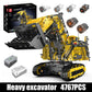 Mould King 17070 17071 Technical Car Toys The RC R 9800 Excavator Building Block Engineering Excavator Brick Kids Christmas Gift