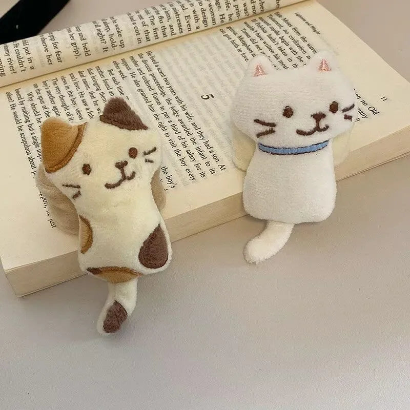 Kawaii Kitten Plush Bag Pendant Mini Cat Plush Doll Cartoon Plush Doll Bag Charms Soft Animal Stuffed Student Gifts