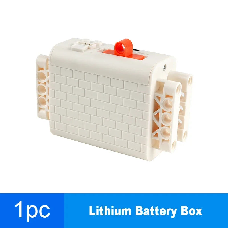 MOC Rechargeable AA /AAA Battery Box Multi-function Power Group Tool Car Train Motor Speed Adjust Control for Building Blocks