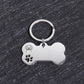 Custom Name Dog Tags Personalized Text Dog ID Tag Bone Shaped Stainless Steel Laser Engraving Anti-lost Customized Pets ID Tag