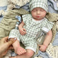 20inch Can Open Mouth Loulou Silicone Reborn Doll Realistic Full Body Fine Details Premium Model for Educational Training and Display