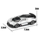 1/64 Bugatti Divo Toy Car 1:64 JKM Super Sport Vehicle Miniature Model Free Wheels Diecast Zinc Alloy Metal Collection Gift