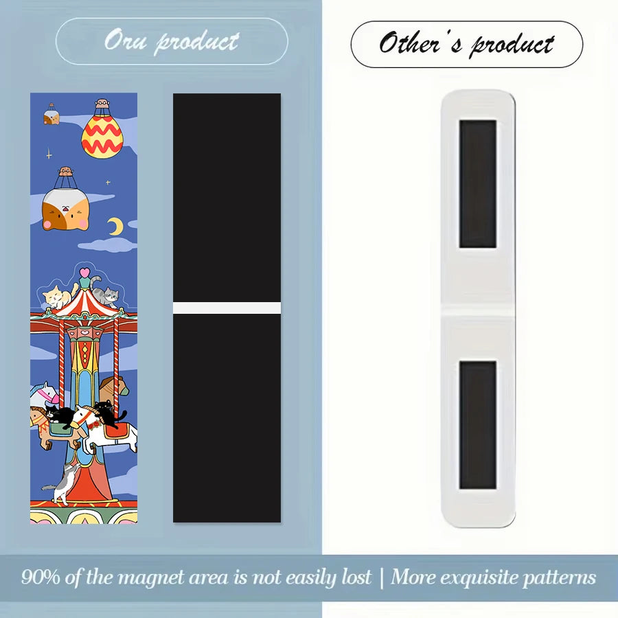 5pcs Simple And Fun Cat Paw Magnetic Bookmarks Reading Items Page Holder Stationery Office Supplies Book For Pages Books Readers