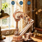 ROKR Magic Harp Music Box Wooden 3D Puzzle 350-Piece DIY Mechanical Model Building Kit for Home Desk Bookshelf Decor Gift for Adults Kids