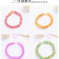 Creative Colorful Loom Bands Set Rainbow Bracelet Making Kit DIY Rubber Band Woven Bracelets Craft Toys For Girls Birthday Gifts