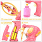 Blowing Large Bubbles Automatic Bubble Gun with Liquid Toys Soap Machine Outdoor Party Play Toy for Kids Birthday Surprise Gifts